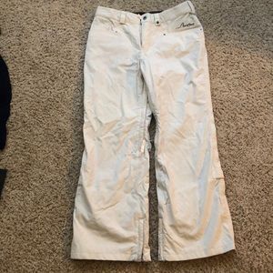 XS Cream Burton Snowboard Pants